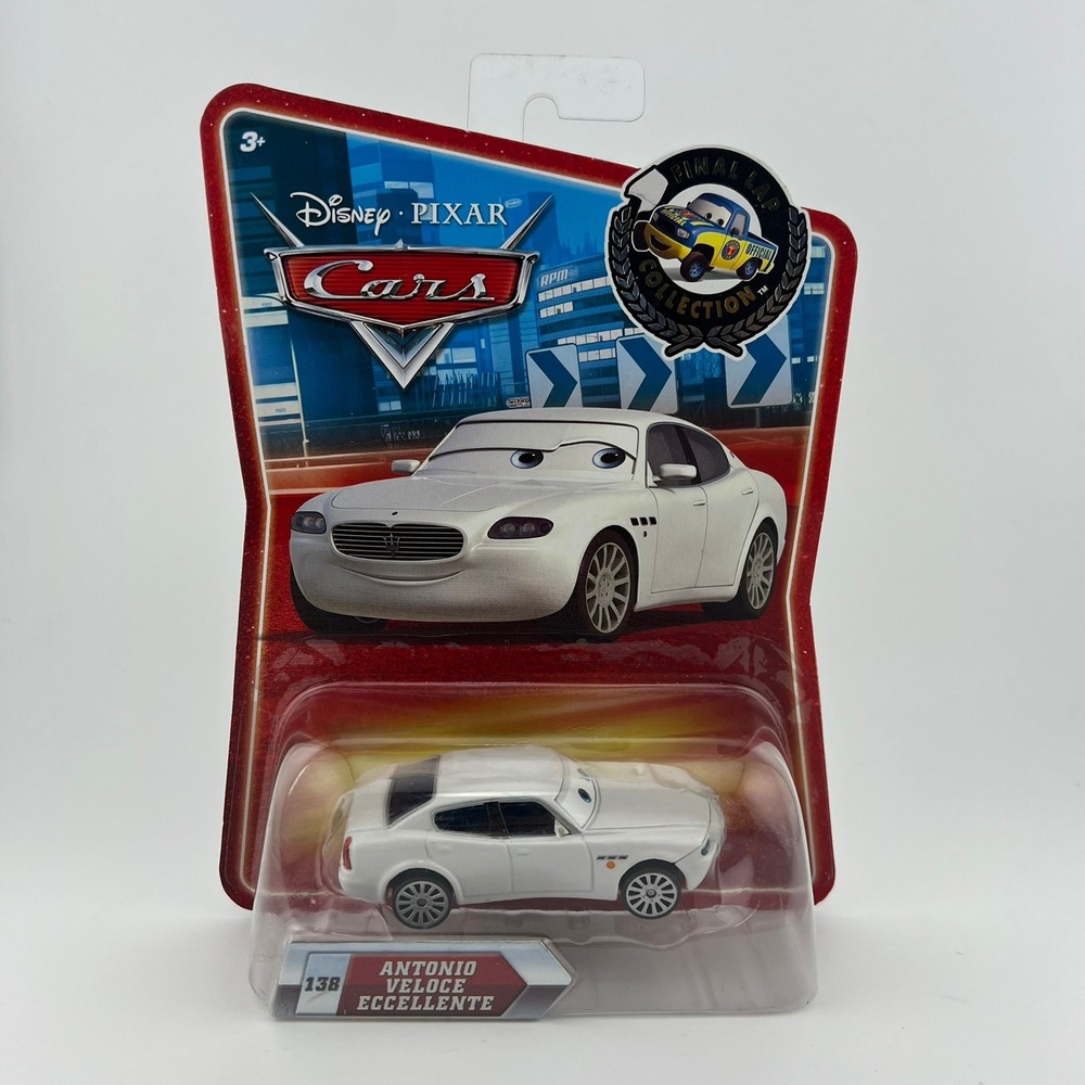 Disney Pixar Cars Antonio‎ Veloce Eccellente #138 Final Lap 2010 Mattel HTF